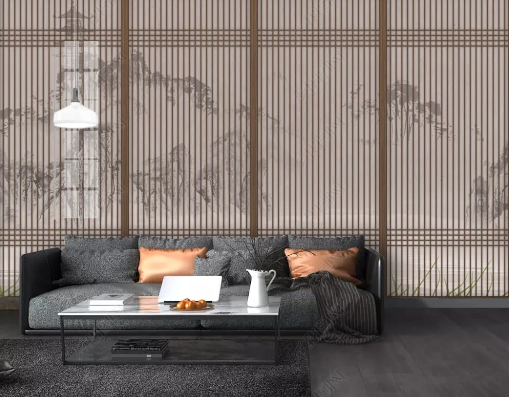 Papier peint grain de bois pour salon et chambre chaleureuse