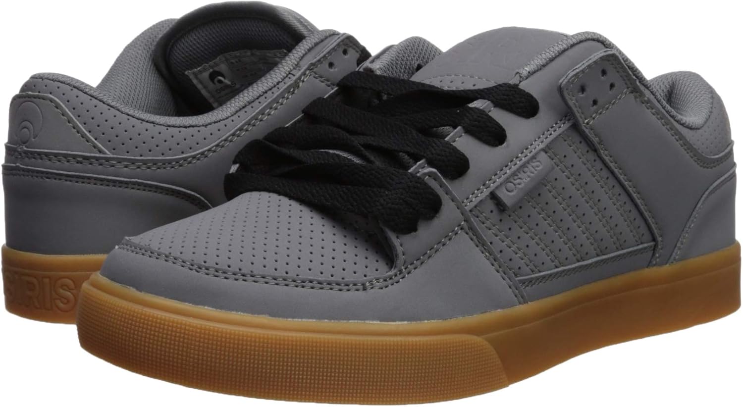 Osiris Men's Protocol Skate Shoe, Charcoal/Black/Gum, 10 M US