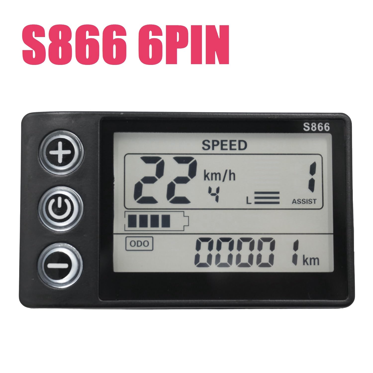 Panneau Contrôleur S866 Pour Vélo électrique – 24V à 60V – Neuf