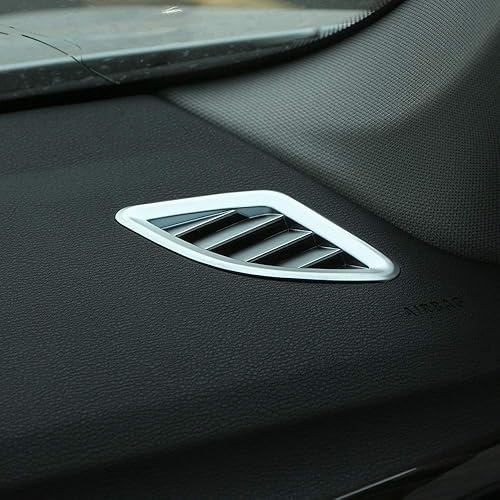 Miniatura 2 de YIWANG - Tapacubos de plástico ABS cromado para el salpicadero (2 unidades, para BMW X1 F48 2016-2019, para BMW X2 F47 2018 2019