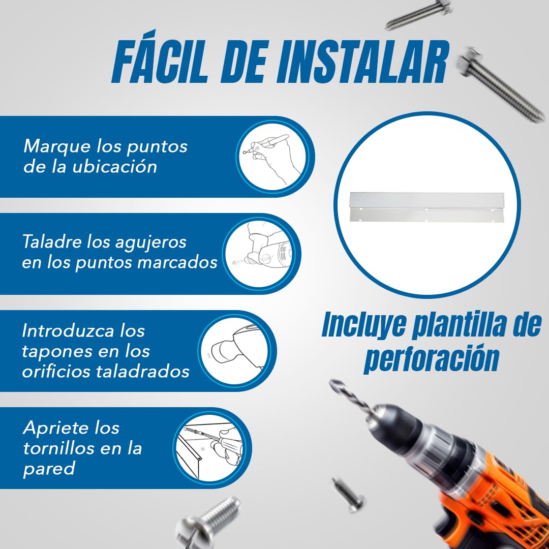 Tendedero Extensible de Pared Retráctil - Tendedero Plegable de Pared para Interior o Exterior - Ahorra Espacio - Compacto - 29 kg de Capacidad - 5 Varillas - 70 cm | Color Blanco