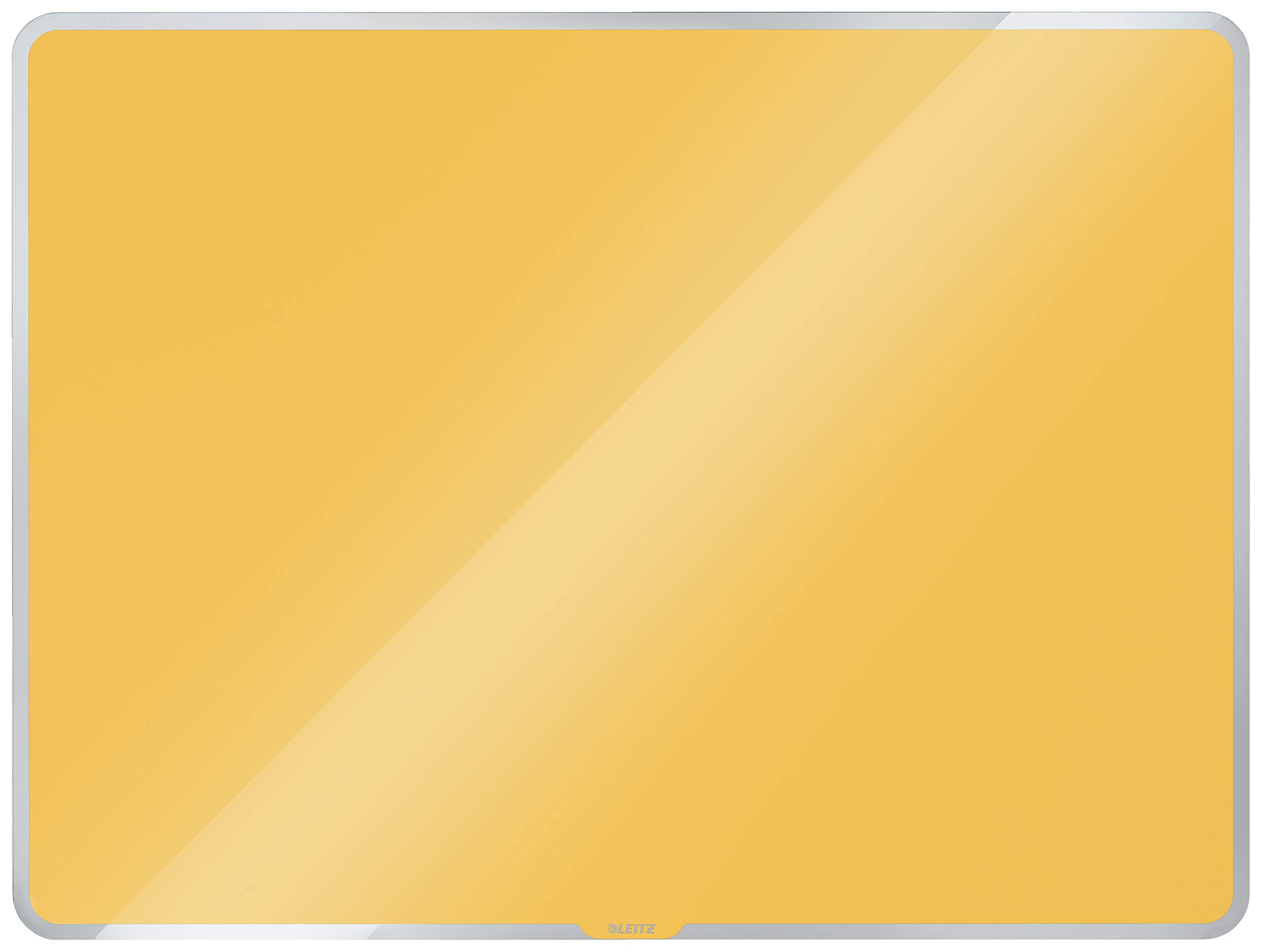Leitz Magnetic Glass Whiteboard, 600 x 400, Cosy Range, Warm Yellow, 70420019