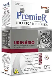Ração Premier Nutrição Clínica Urinário para Gatos Adultos - 1,5kg Premier Pet
