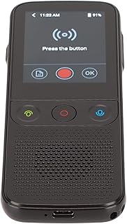 Language Translator Device 138 Languages Two Way Voice Translator Portable WiFi Offline Translator with 2.4in Touchscreen for Travel Abroad Learning (Black)