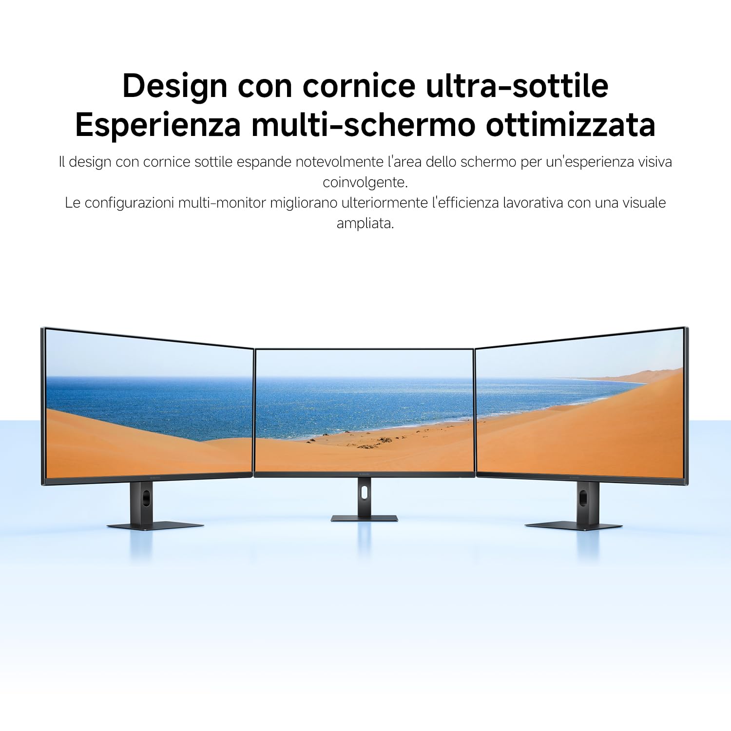 XIAOMI A27Qi 2026 Monitor QHD 2K da 27 Pollici, 120Hz, HDR10, IPS, 100% sRGB, 95% DCI-P3, Certificazione TÜV Hardware Low Blue Light (2560 x 1440/HDMI 2.0/DP 1.4)