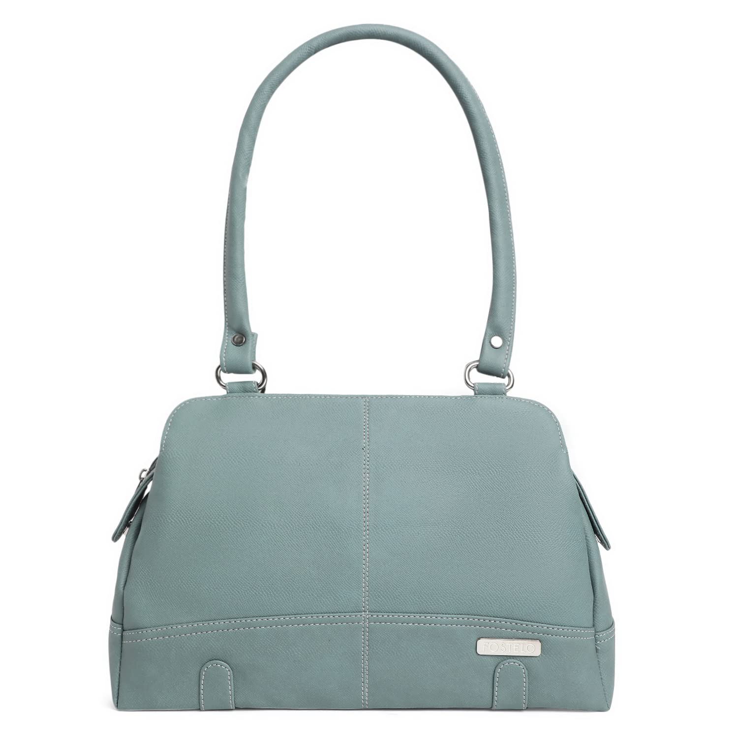 Fostelo Womens Vegan Leather Feathers Handbags Shoulder Hobo Bag Ladies Purse (Grey) (Large) (B0B5TVBFQP) Amazon Price History, Amazon Price Tracker