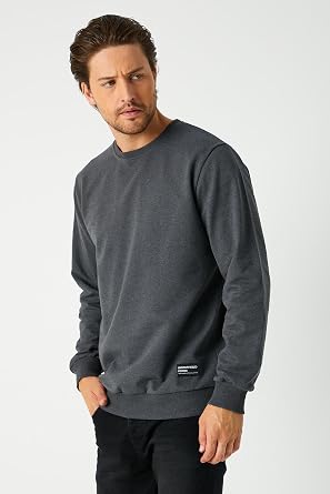 Comeor Erkek Basic 2 İplik Bisiklet Yaka Regular Fit Sweatshirt