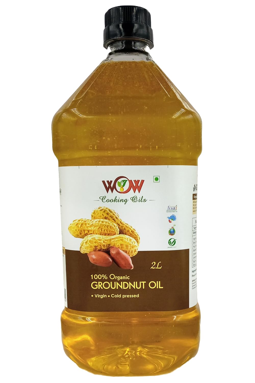 Wow Cooking Oil - Organic Ghani Cold Pressed Virgin Groundnut/Peanut Oil 2 Ltr Cooking Oil | 100% Natural, Pure & Wood Pressed Cooking Oil (B096KQM7HK) Amazon Price History, Amazon Price Tracker