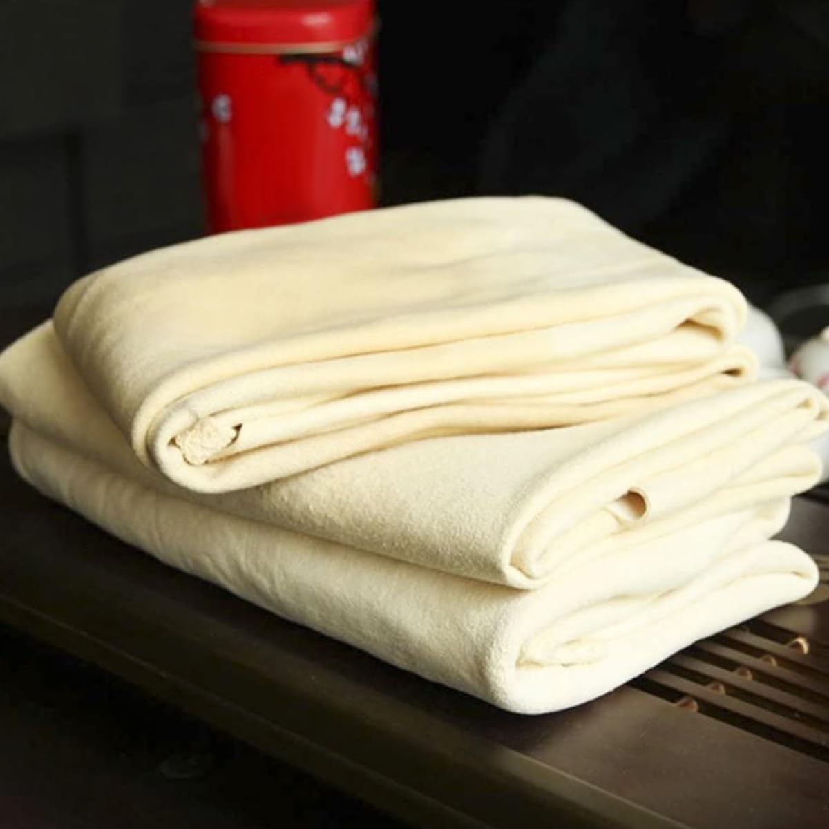 Chamois Car Wash Towel 60X90Cm Natural Absorbent Auto Cleaning Cloth Vehicle Drying Towel for Car Detailing and Maintenance