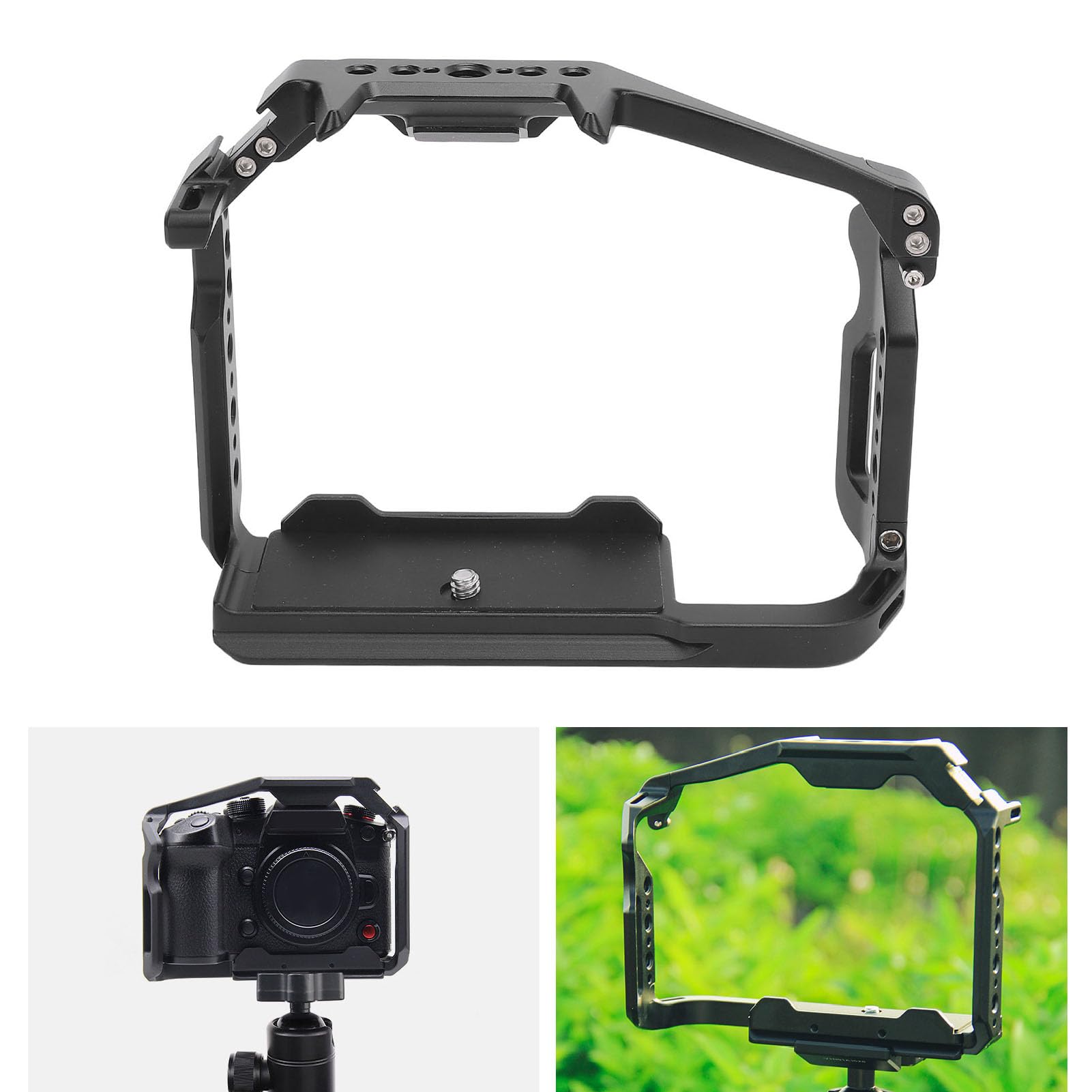 Zerodis Ligadora de Video de Aleación de Aluminio GH6 Kit GH6 para Camarógrafos y Productores de Películas