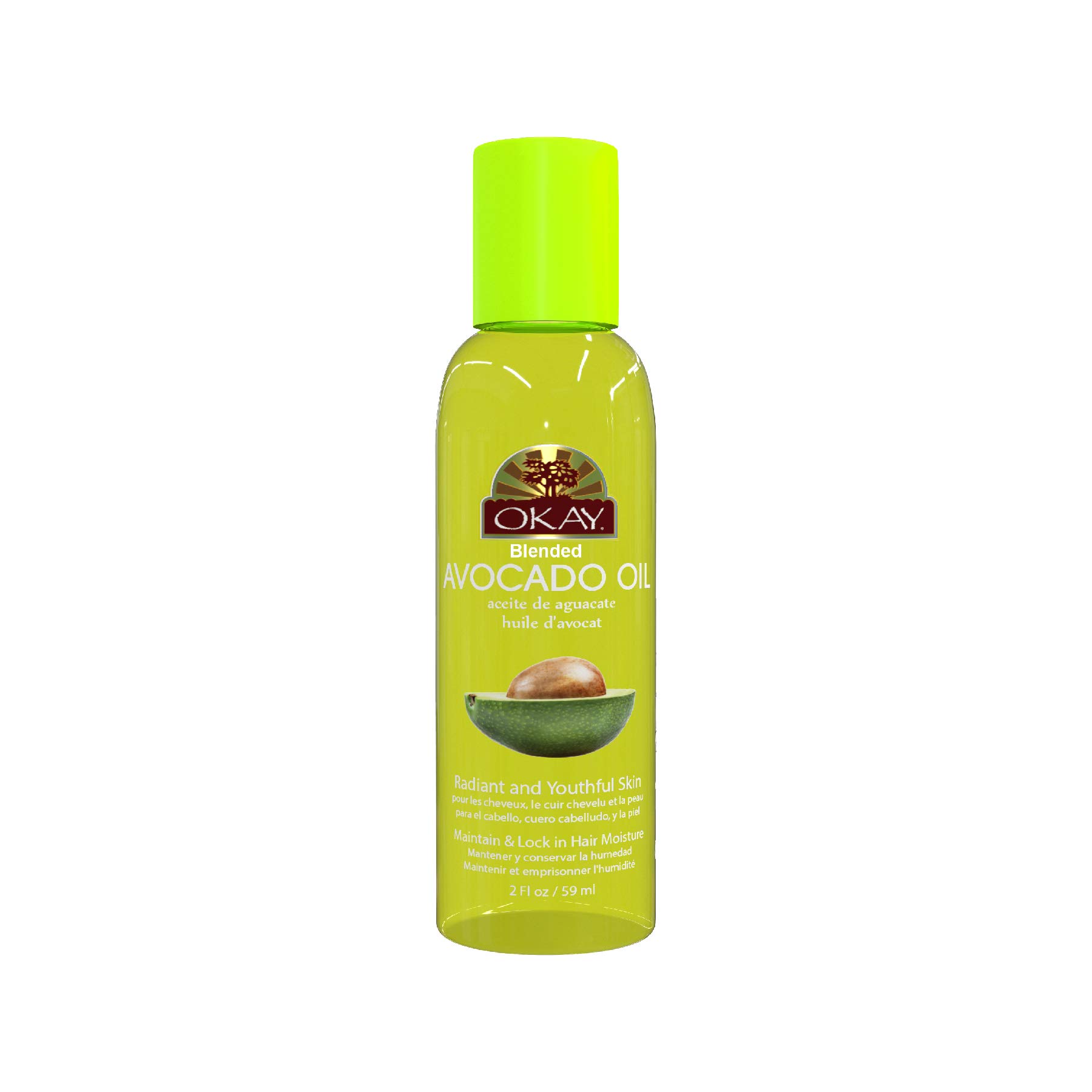 Okay | Blended Avocado Oil | For Hair and Skin | 2 Ounce