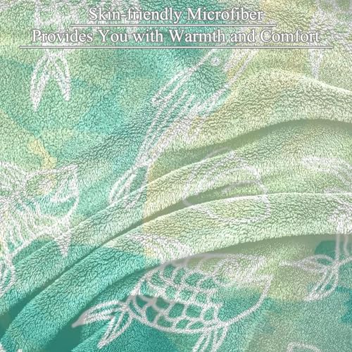 Couverture polaire poissons douce pour un cocon de douceur unique - 3
