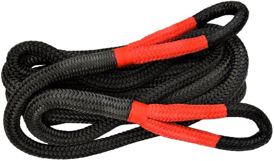Overland Vehicle Systems Brute Kinetic Recovery Rope with 30% Stretch Storage Bag (1" Thick - 30 ft. Long)
