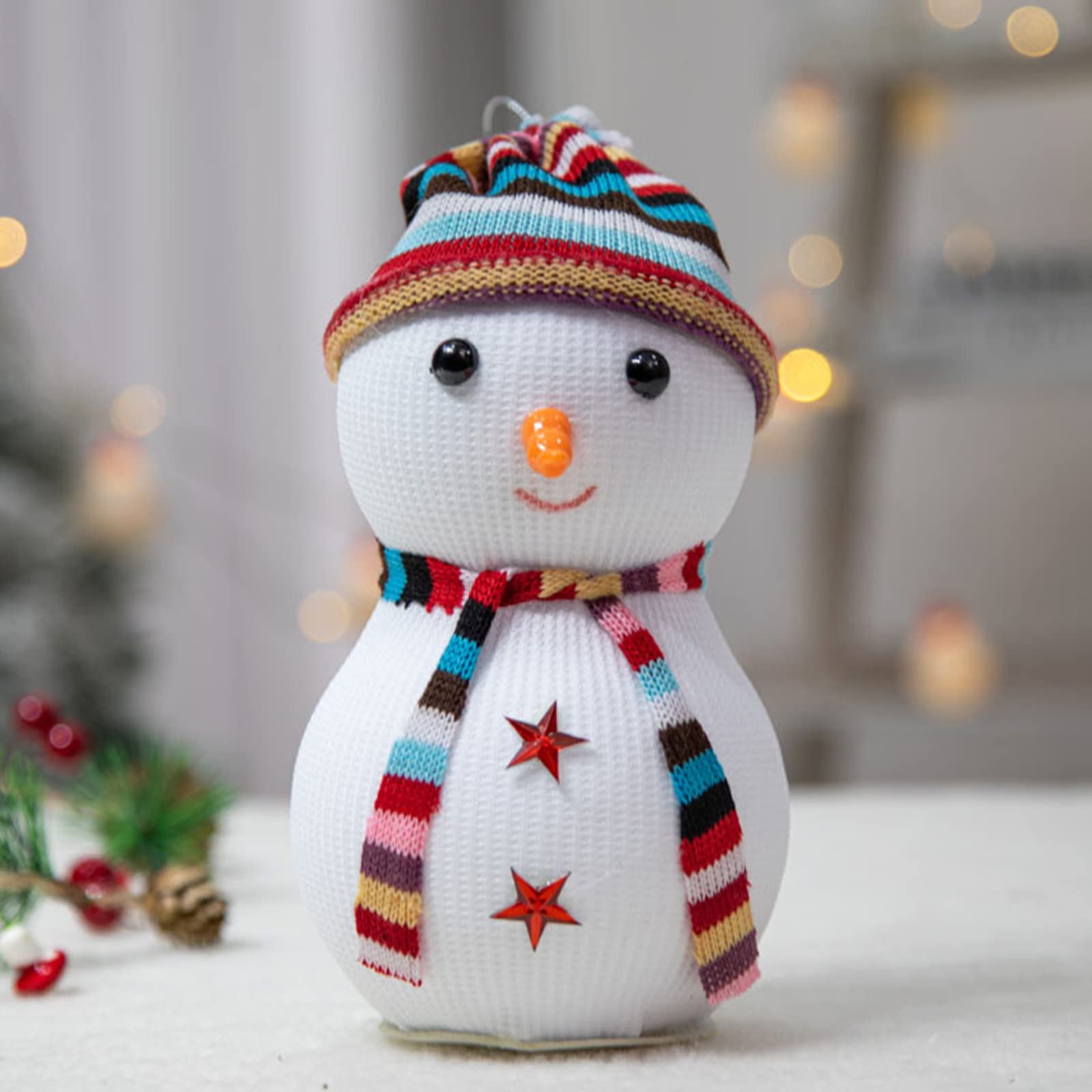 Amazon.co.jp: クリスマスの飾り 小さな雪だるま ミニ 人形 子供'S