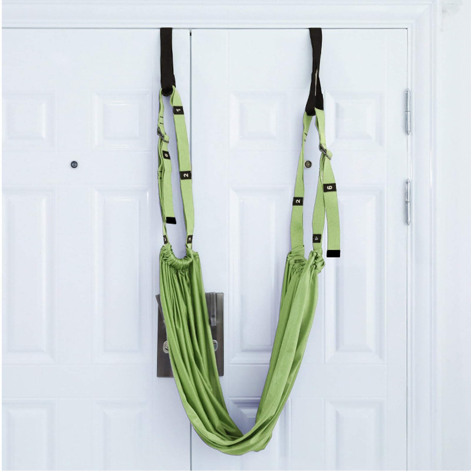 Puerta de correa de estiramiento de pierna, columpio de reversión de yoga - Correa de estiramiento de piernas para grandes desviaciones - Columpio de hamaca de Yoga aéreo, equipo de entrenamiento