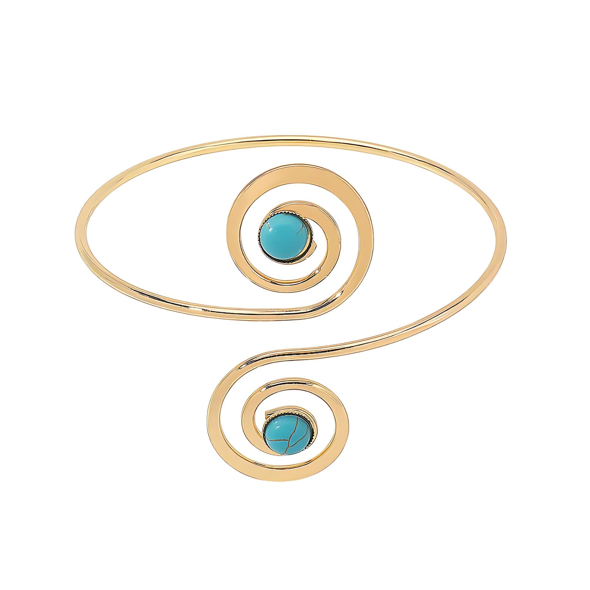 Via Mazzini Gold Plated Golden Mirage Parties/Wedding Upper Arm Bracelet Armlet Cuff Band Bangle For Women And Girls (Bracelet0569) 1 Pc (B0D8TNHFST) Amazon Price History, Amazon Price Tracker