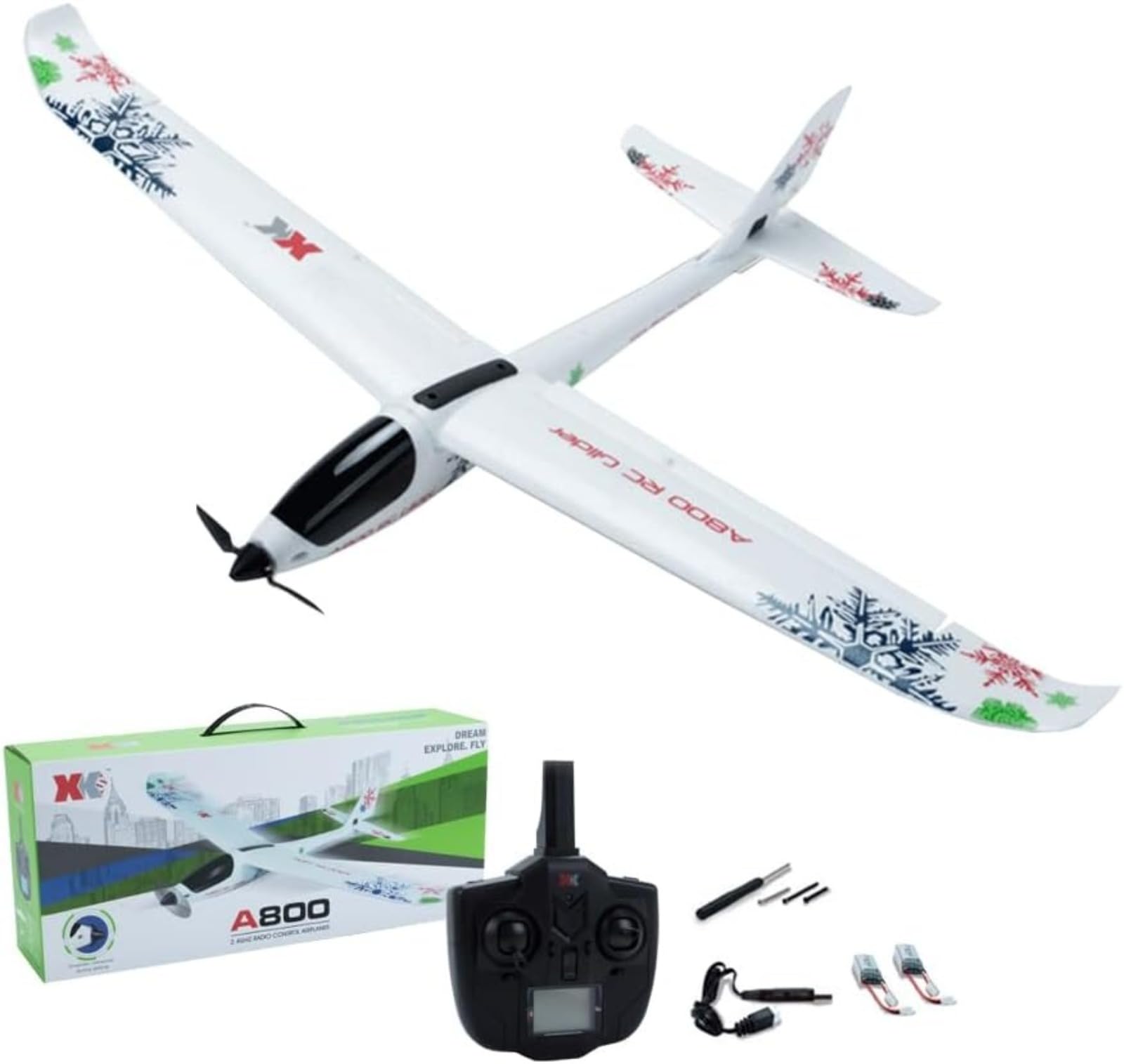 A800 RC Glider 5 Channel 2.4GHz Remote Control Plane