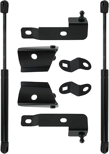 Miniatura 2 de AUTOKAY Capuchas de gas Soporte de elevación FBN-NH-D40 compatible con Nissan Frontier Navara D40 2004-2018, 2 unidades