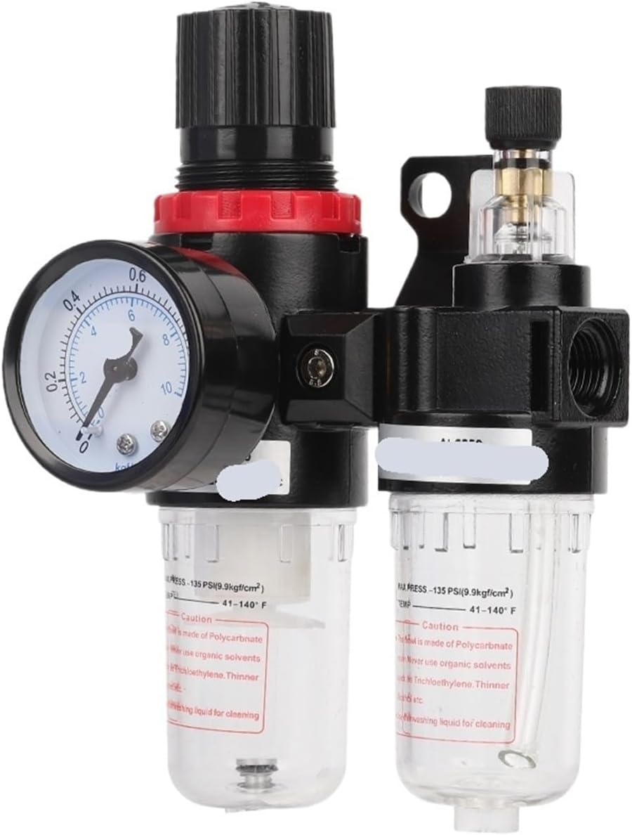 AFC2000 AFR2000 + AL2000 G1/4 Air Compressor Oil and Water Separator Air Filter is Used to Reduce the Pressure Valve Regulator