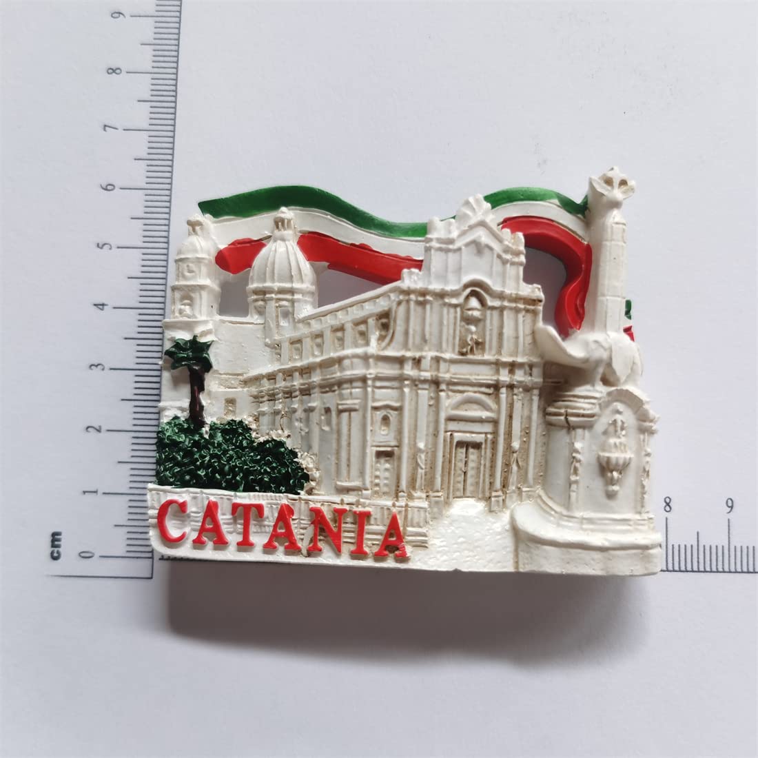 Imán 3D De Sicilia - Recuerdo Italiano (8x5.3 Cm), image size:1100x1100