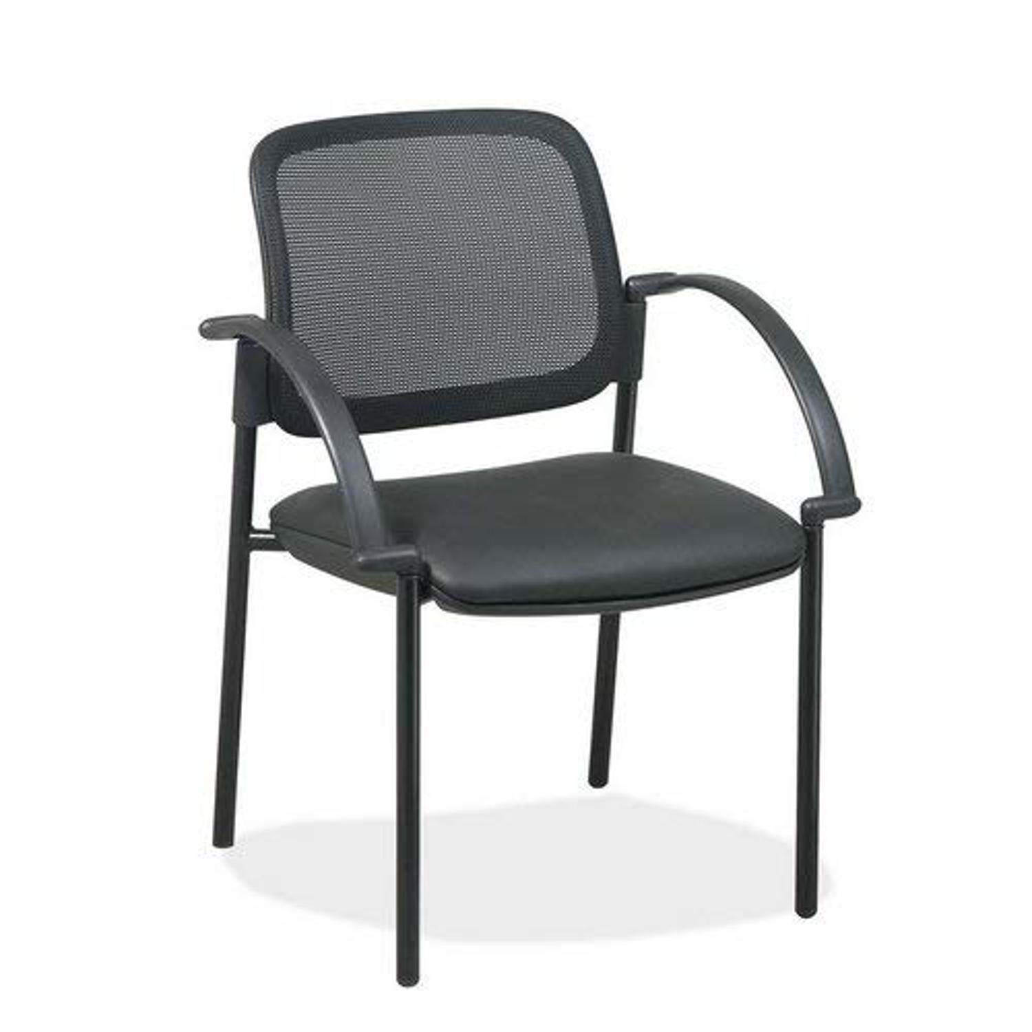 Lorell Guest Black Chair