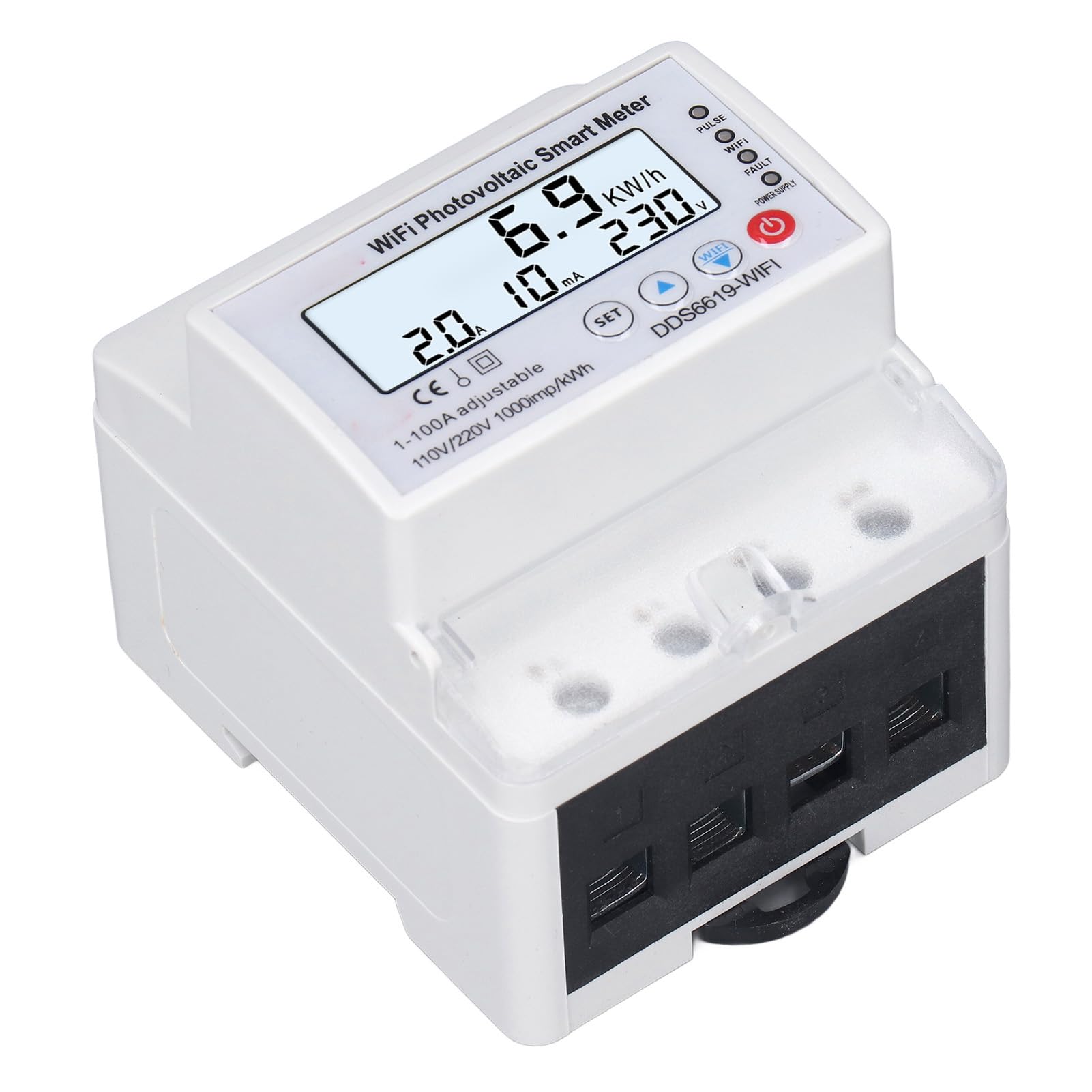 Inteligentny Licznik Fotowoltaiczny WiFi, 110 V 220 V 1 do 100