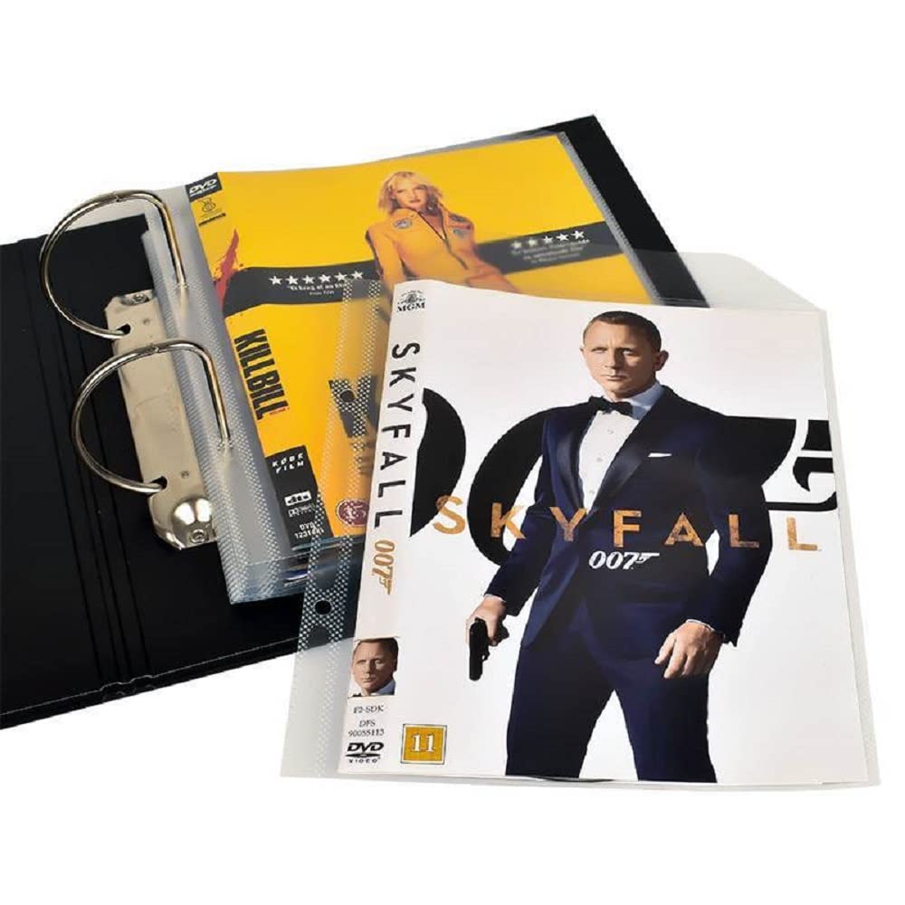 3L Buste per DVD con fori per raccoglitore, confezione da 200 – 2 confezioni da 100
