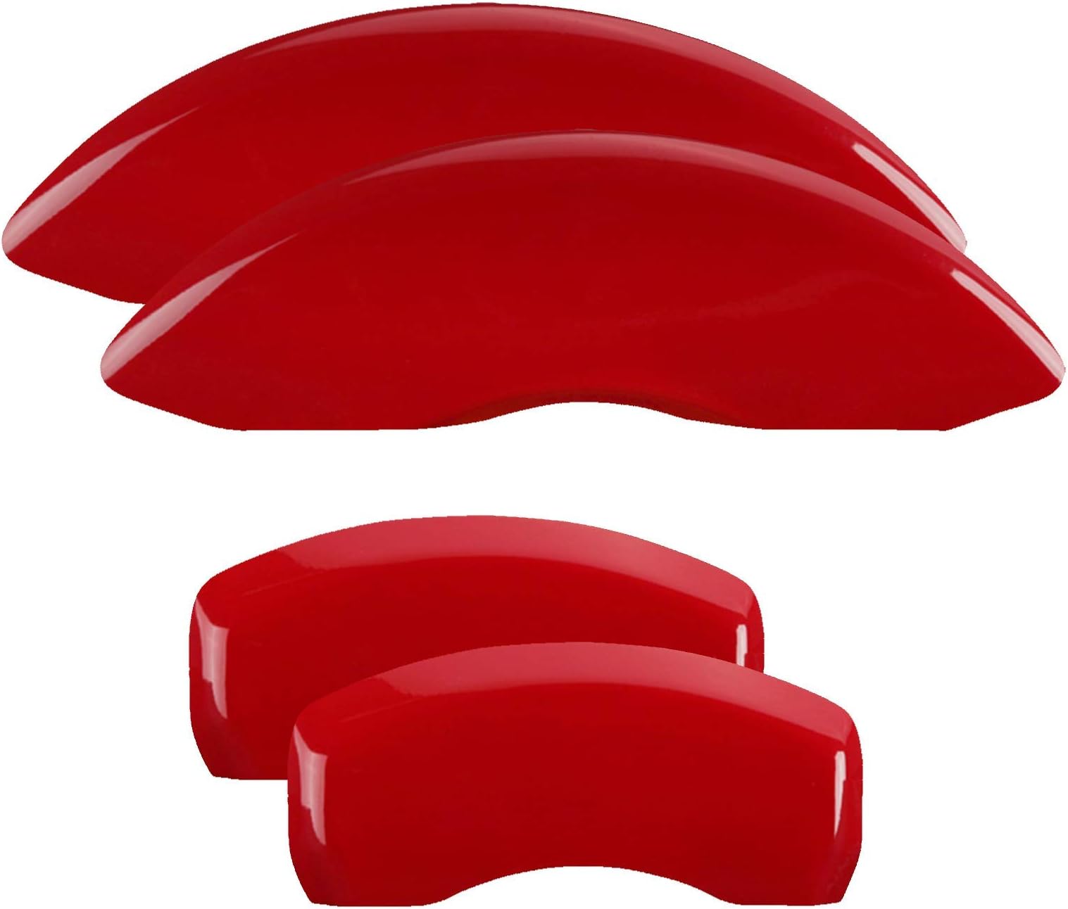 MGP Caliper Covers Classic 12204SCLCRD Fits 2012-2021 Dodge Durango Red Brake (Set of 4)