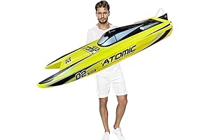 SOWOFA RC Boat, 27.5-Inch Remote Control Electric Speed Boat for Adults and Boys 14+
