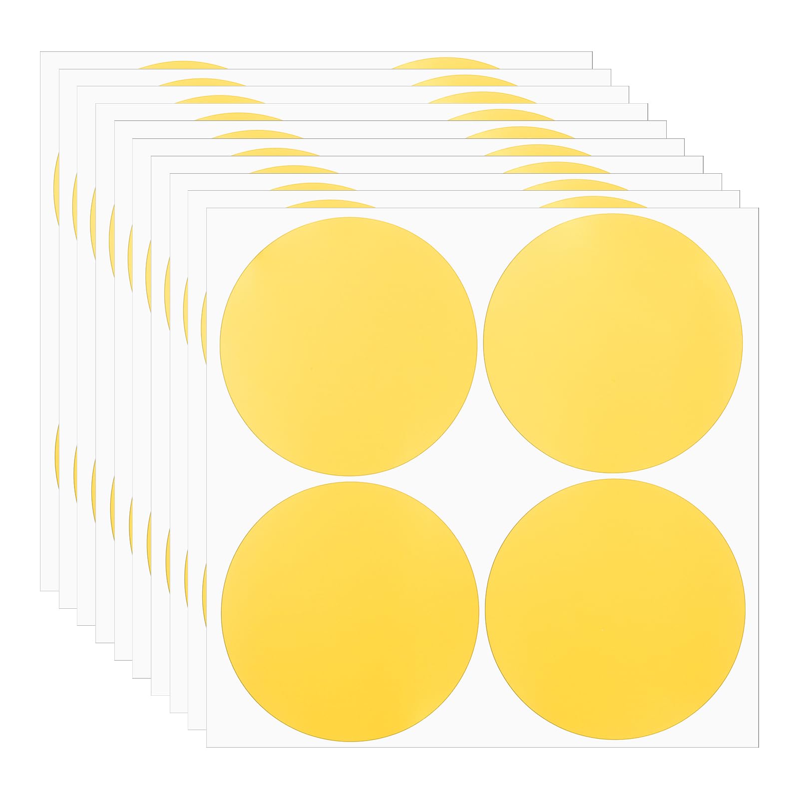 PATIKIL Round Colored Stickers 4"