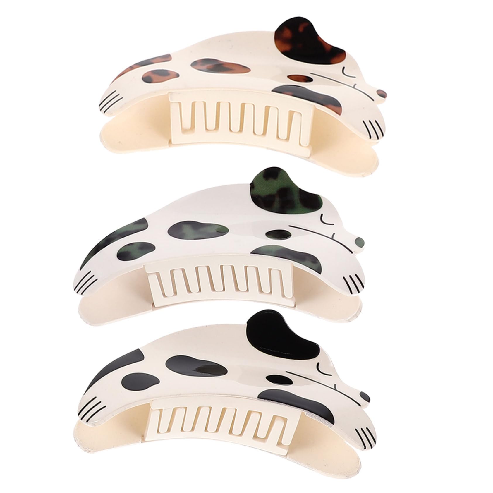FRCOLOR 6 horquillas decorativas para el pelo grandes para cabello grueso, horquillas grandes, pinzas para el pelo para mujeres, modelado de, accesorio para la cabeza