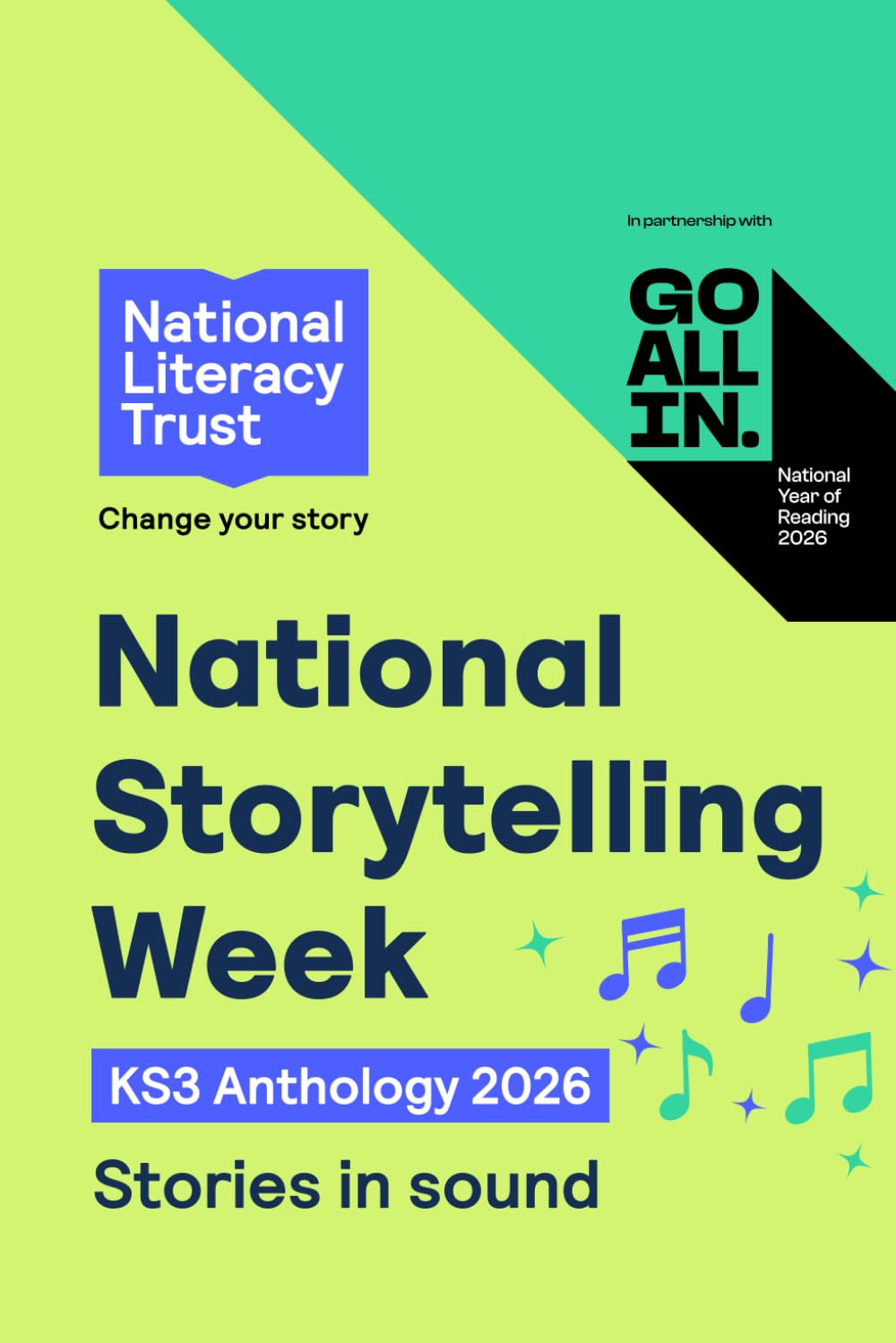 National Storytelling Week KS3 Anthology 2026: Soundtrack your Story