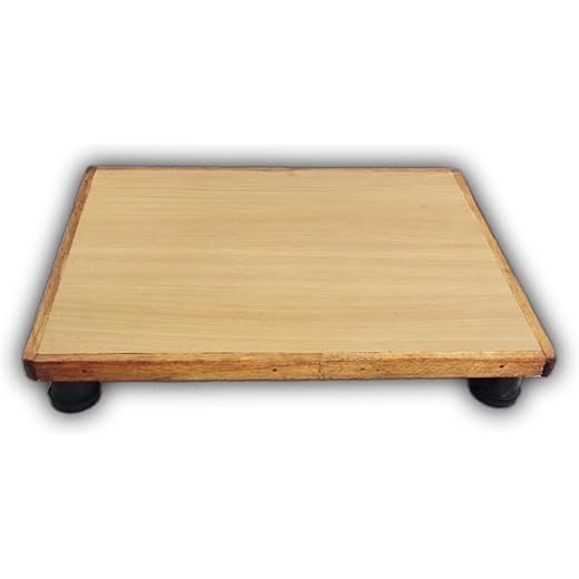 Wooden Brown Shaded Stool 2 inch