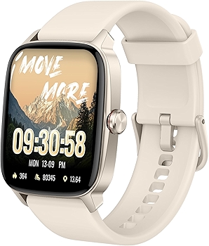 智能手表男女通用 Bluetooth通话 1.85英寸屏幕 支持多运动模式 心率睡眠监测 运动追踪IP68防水