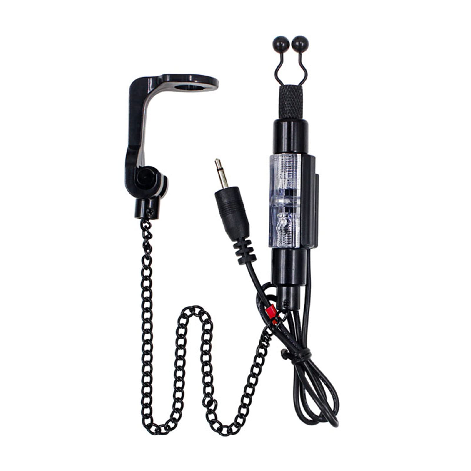 plplaaoo 4pcs LED Indicators Fishing Illuminated Swingers Bite Alarm Indicator Lights with Carry Case for Carp Fishing