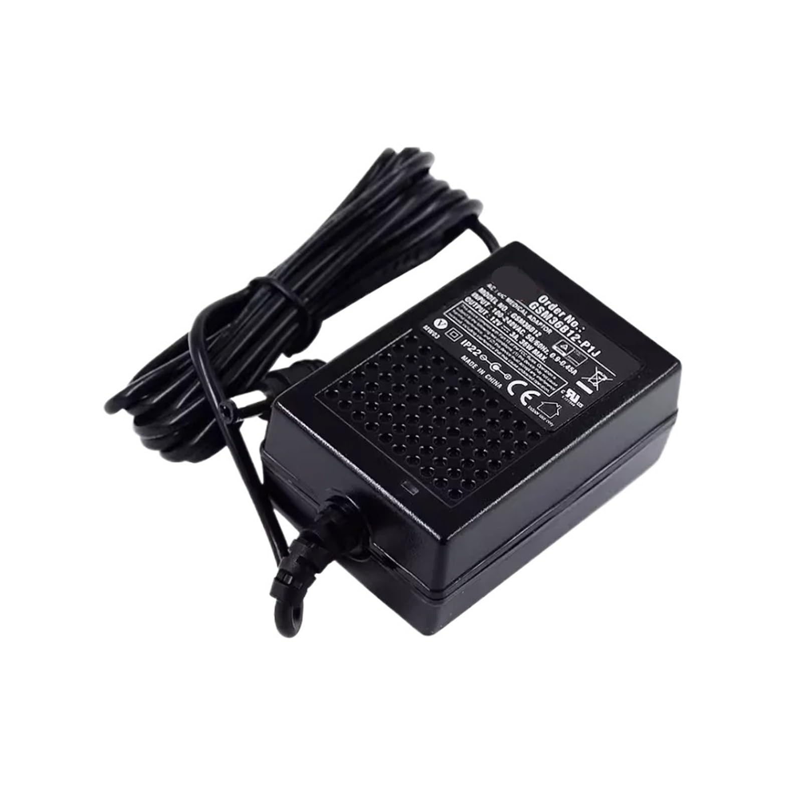 BRODEFUP 36W AC-DC Adaptor GSM36B05-P1J GSM36B07-P1J GSM36B09-P1J GSM36B12-P1J 15V 18V 24V 48V(GSM36B09-P1J 9V)