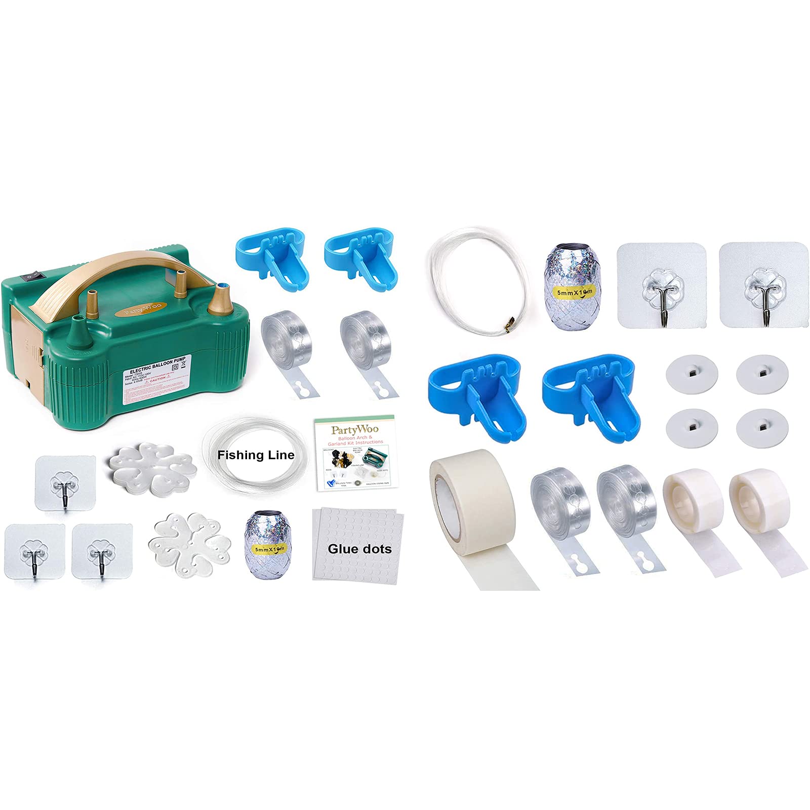 Photo 1 of Bundle - Balloon Garland Kit and Balloon Pump