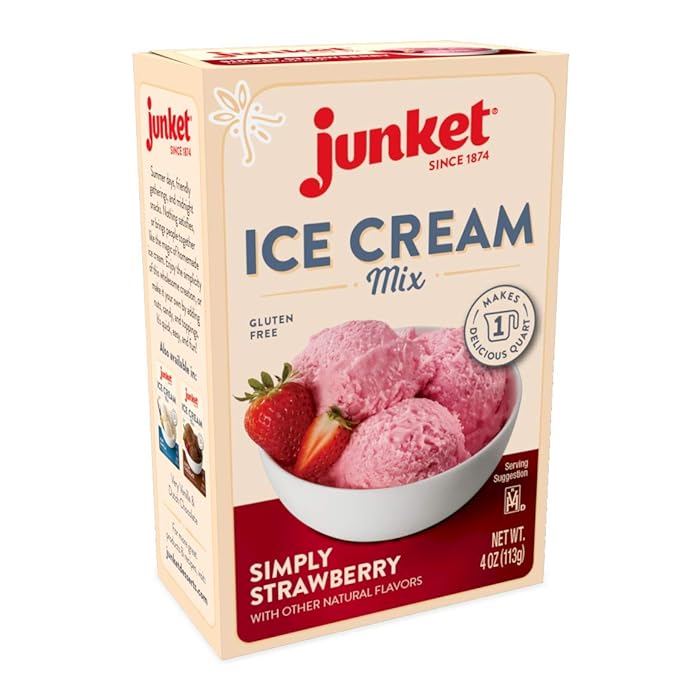 Buy Junket Ice Cream Mix Homemade Strawberry Ice Cream Mix Premium