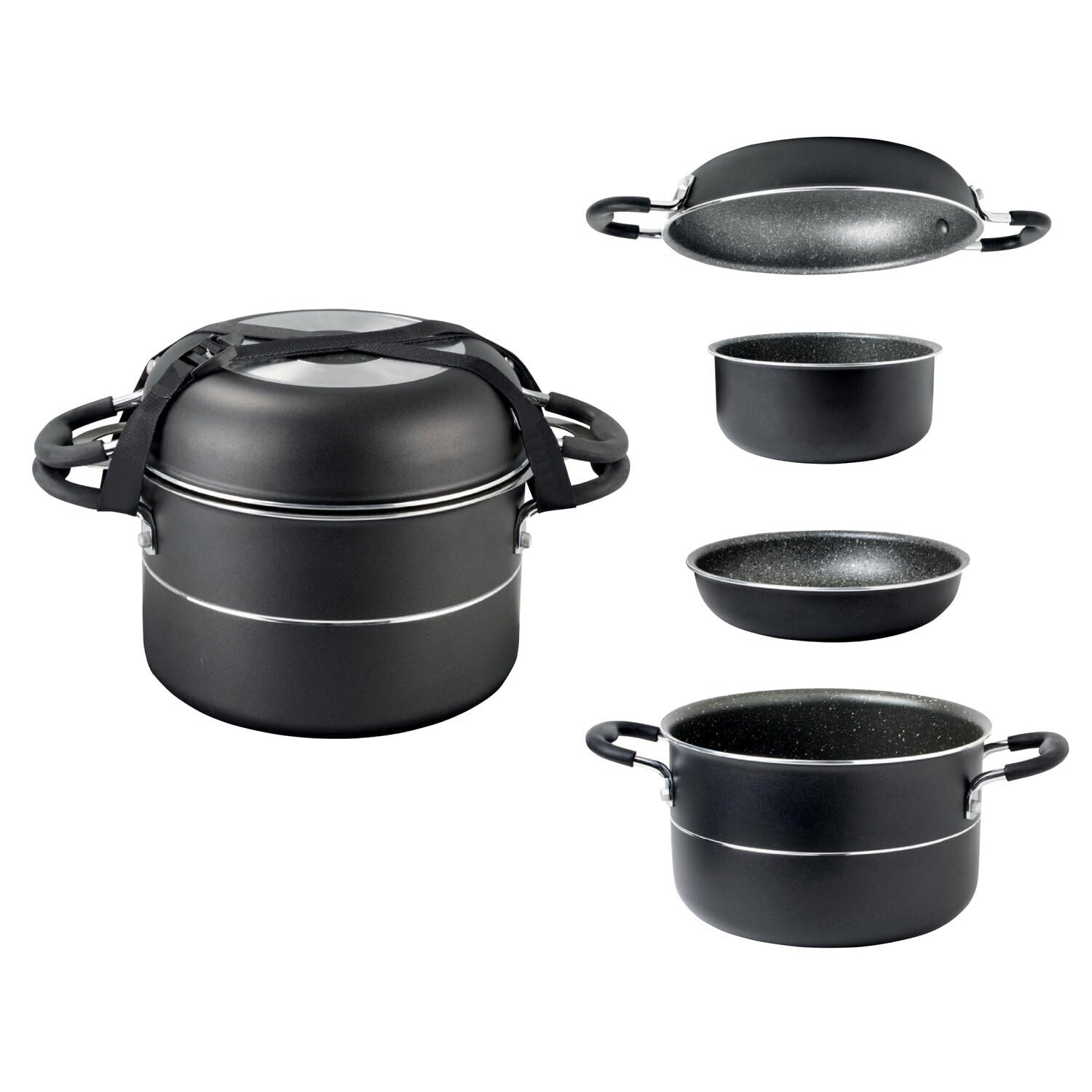 InCasa Popote en Aluminium 8 pièces
