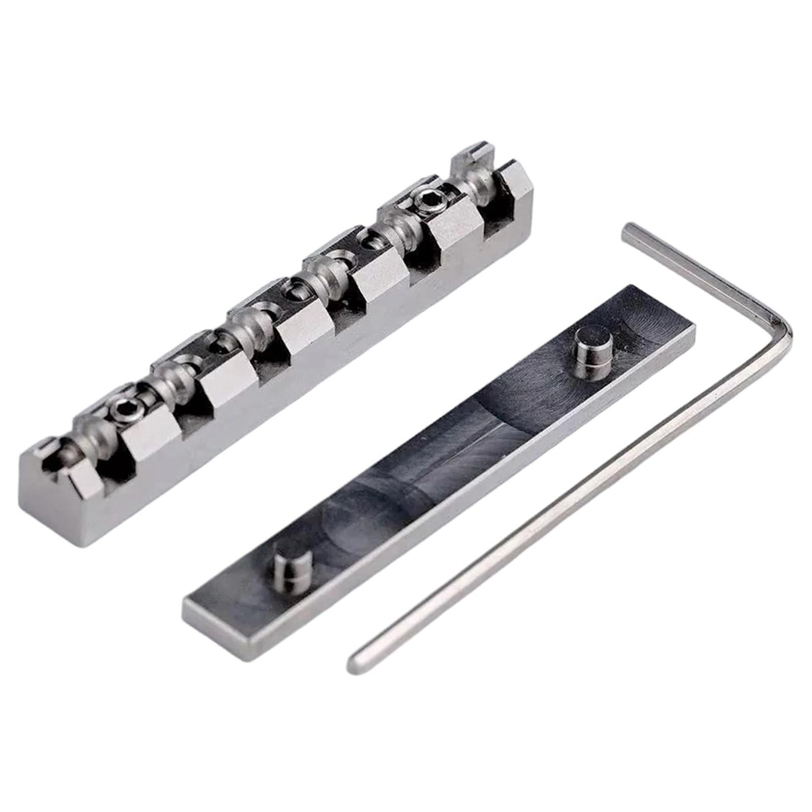 Profesjonalna Nakrętka Gitary Nakrętka Gitarowa Ze Stopu Tytanu 42/43 Mm Z Regulacją Wysokości Do 6-strunowych Części Zamiennych Płyt LP(43MM)