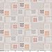 Anro - Mantel de hule, diseño de patchwork, Beige y marrón claro.,...