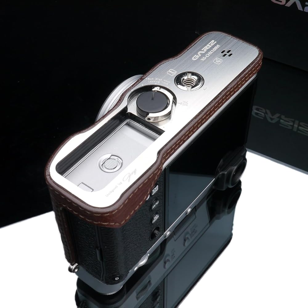 Amazon.com : Gariz HG-X100VIBR Genuine Leather Half Case for