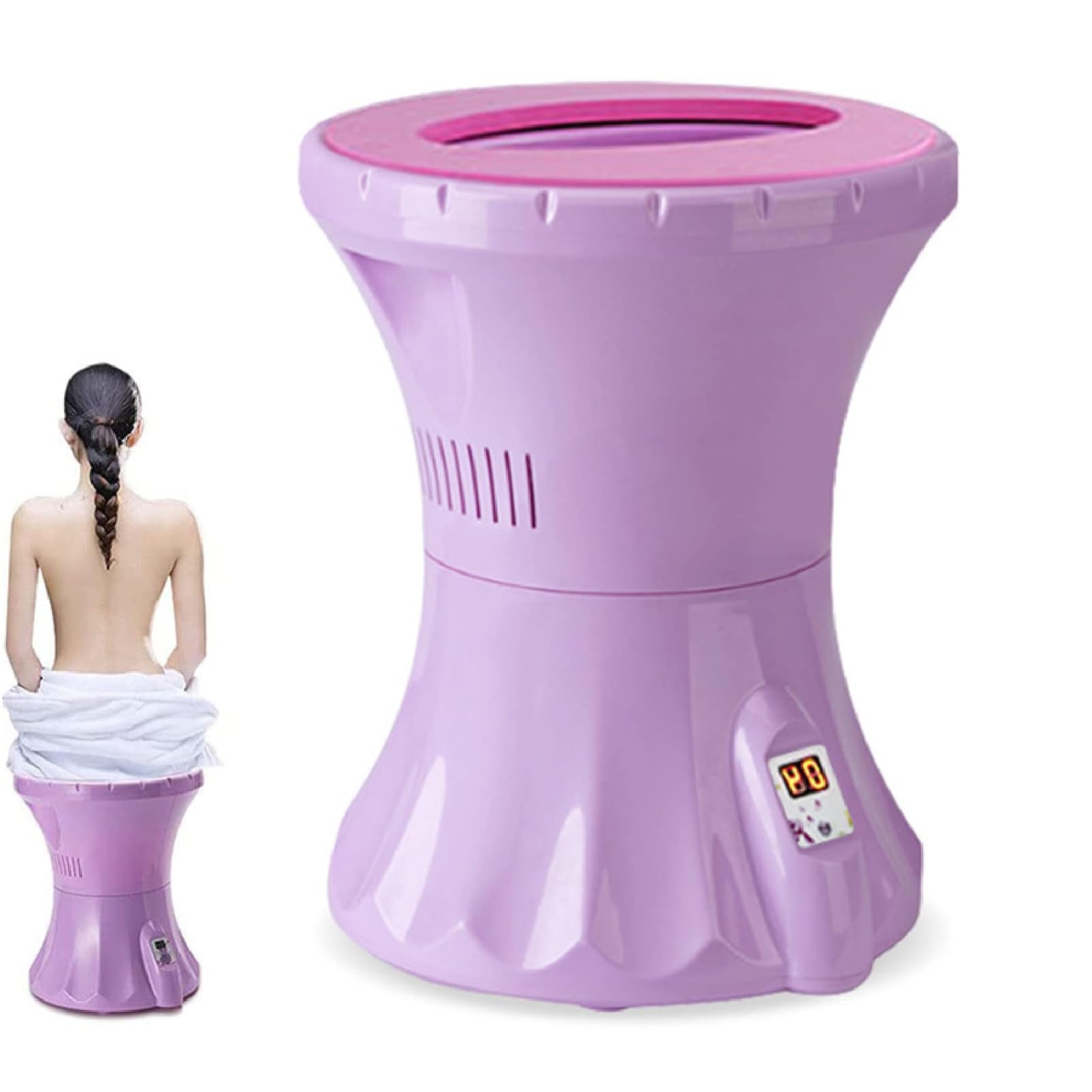 Asiento de vapor vaginal regulable contra el malestar íntimo