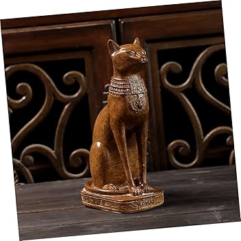 Amazon.co.jp: Ciieeo エジプト猫の飾り エジプトの女神像