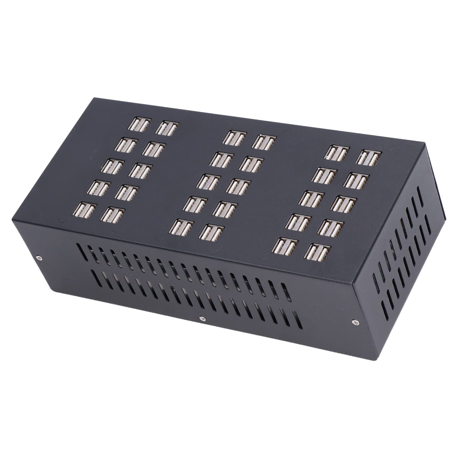 Caricatore a più porte, stazione di ricarica USB salvaspazio Dimensioni compatte Ingresso 220V 50Hz con protezione da sovratensioni per desktop di casa e ufficio