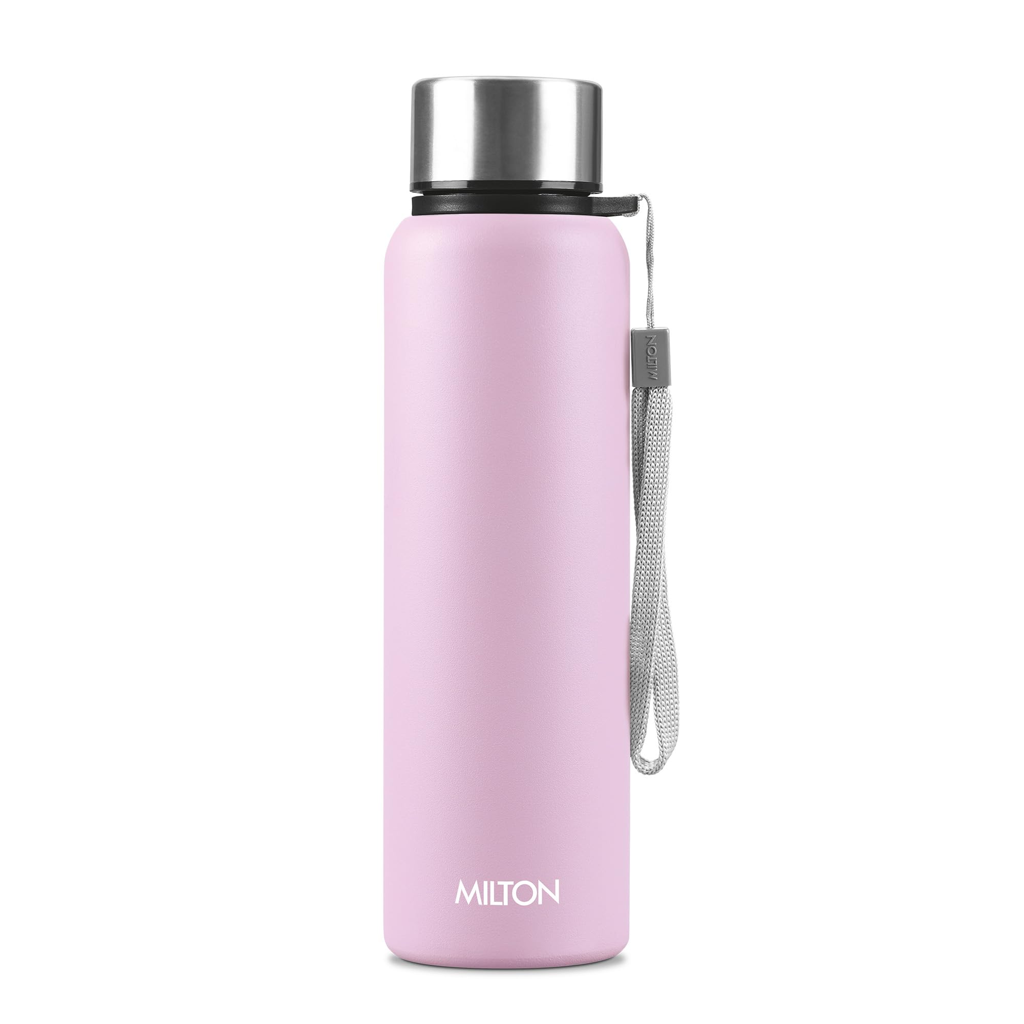 MILTON Brim 1000 Stainless Steel Water Bottle 875 ml, Single Walled, ISI Certified I Leak Proof Lid, Rust Proof I For School, Office, Gym I Purple