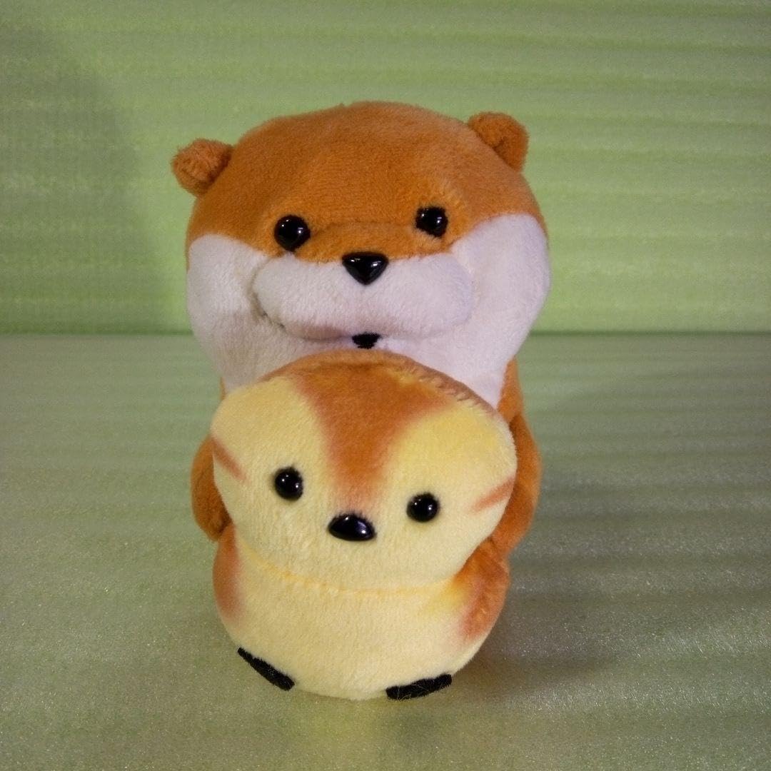 可愛い嘘のカワウソ アクリル壁掛け時計　ぬんちゃん　カモちゃん　公式グッズ 可愛い嘘のカワウソ アクリル壁掛け時計 時計 インテリア 壁掛け