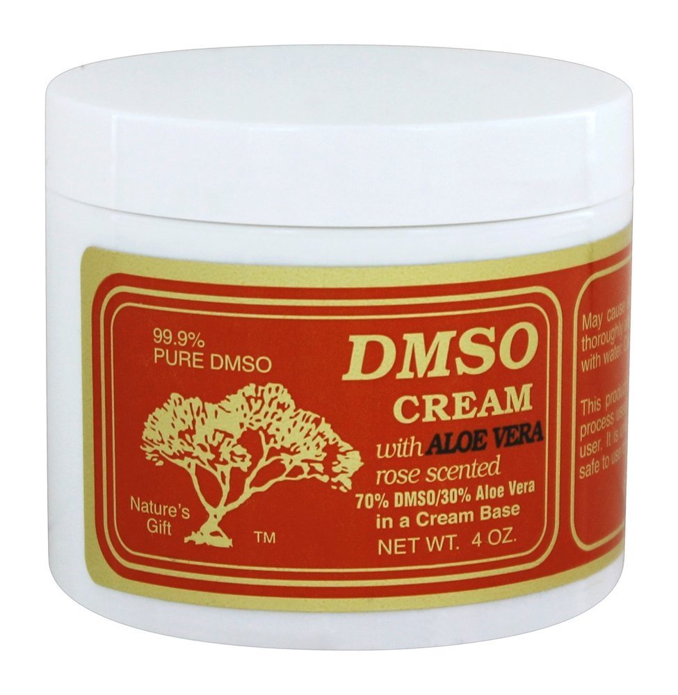Dmso Cream with Aloe Vera Aloe Vera Aloe Vera , Rose Scented 4 Oz