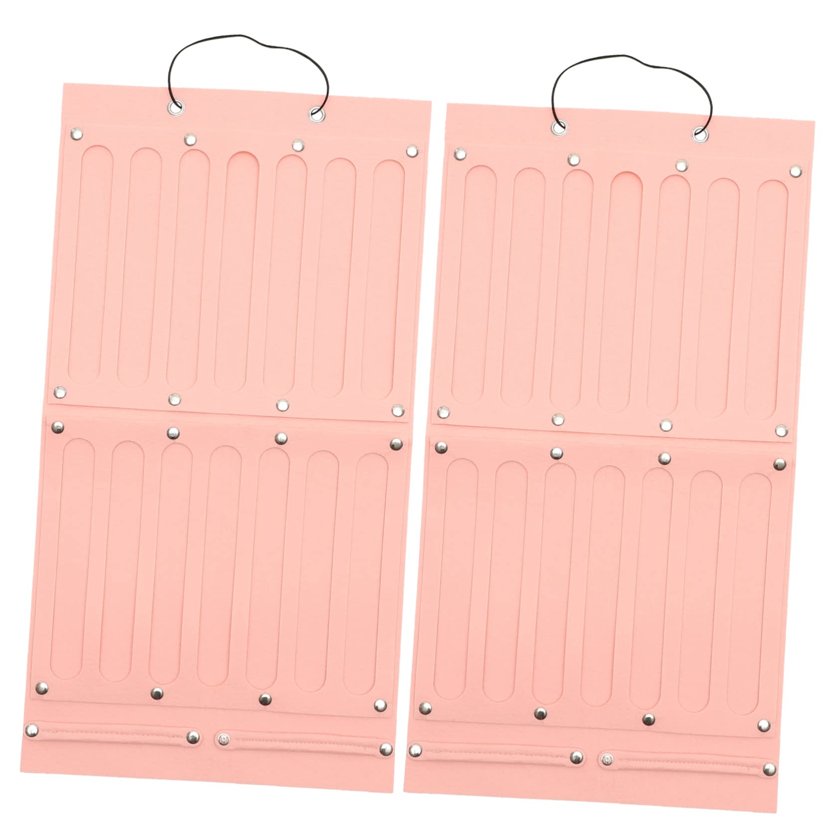 JECOMPRIS 2pcs Felt Hair Accessories Organizer Hanging Storage Holder for Hair Bows Clips Headbands and for Decor Special Occasions