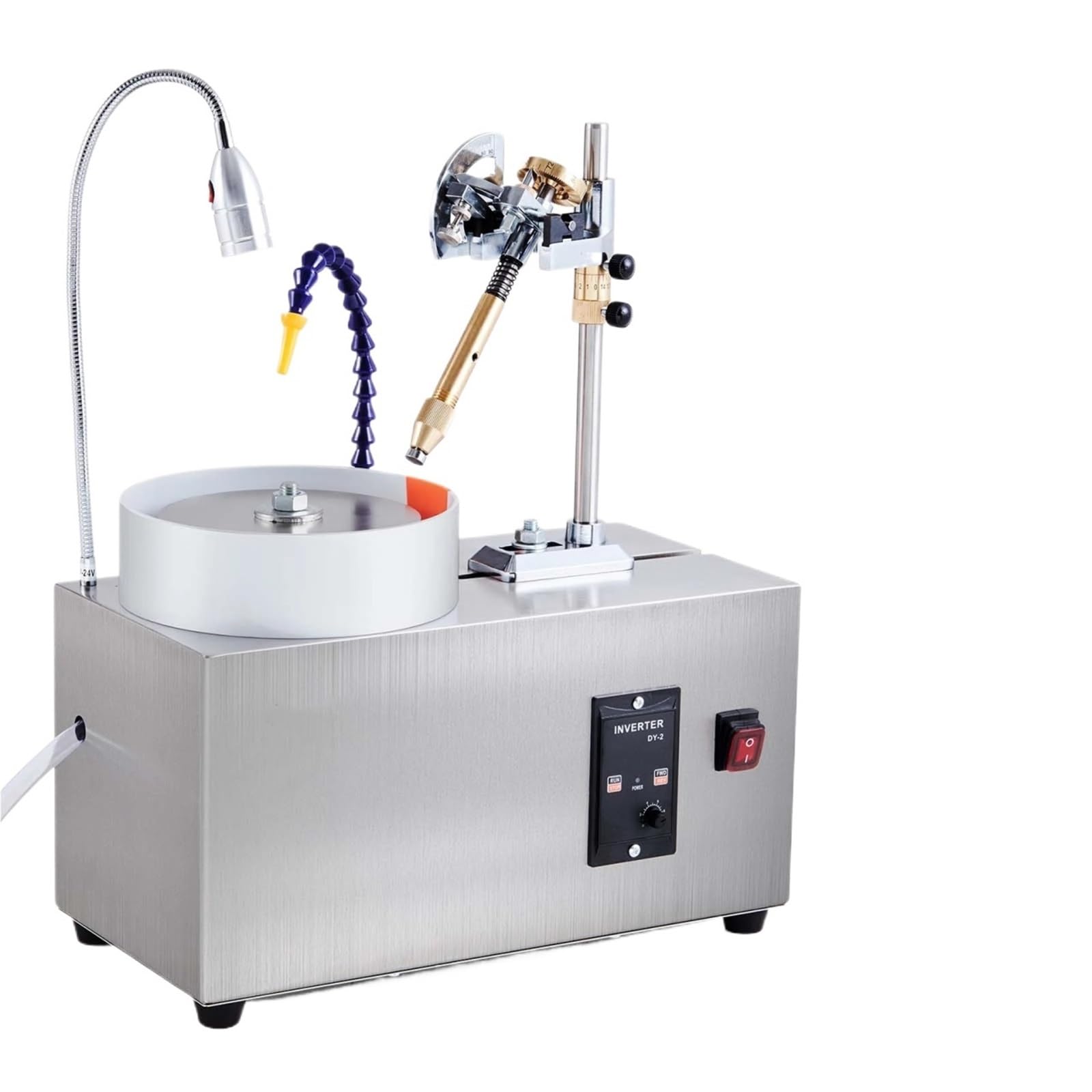 CUDTAPI Jewelry And Jade Polishing Angle Machine, Flat Grinding, Polishing And Faceting Machine With Ordinary Robotic Arm